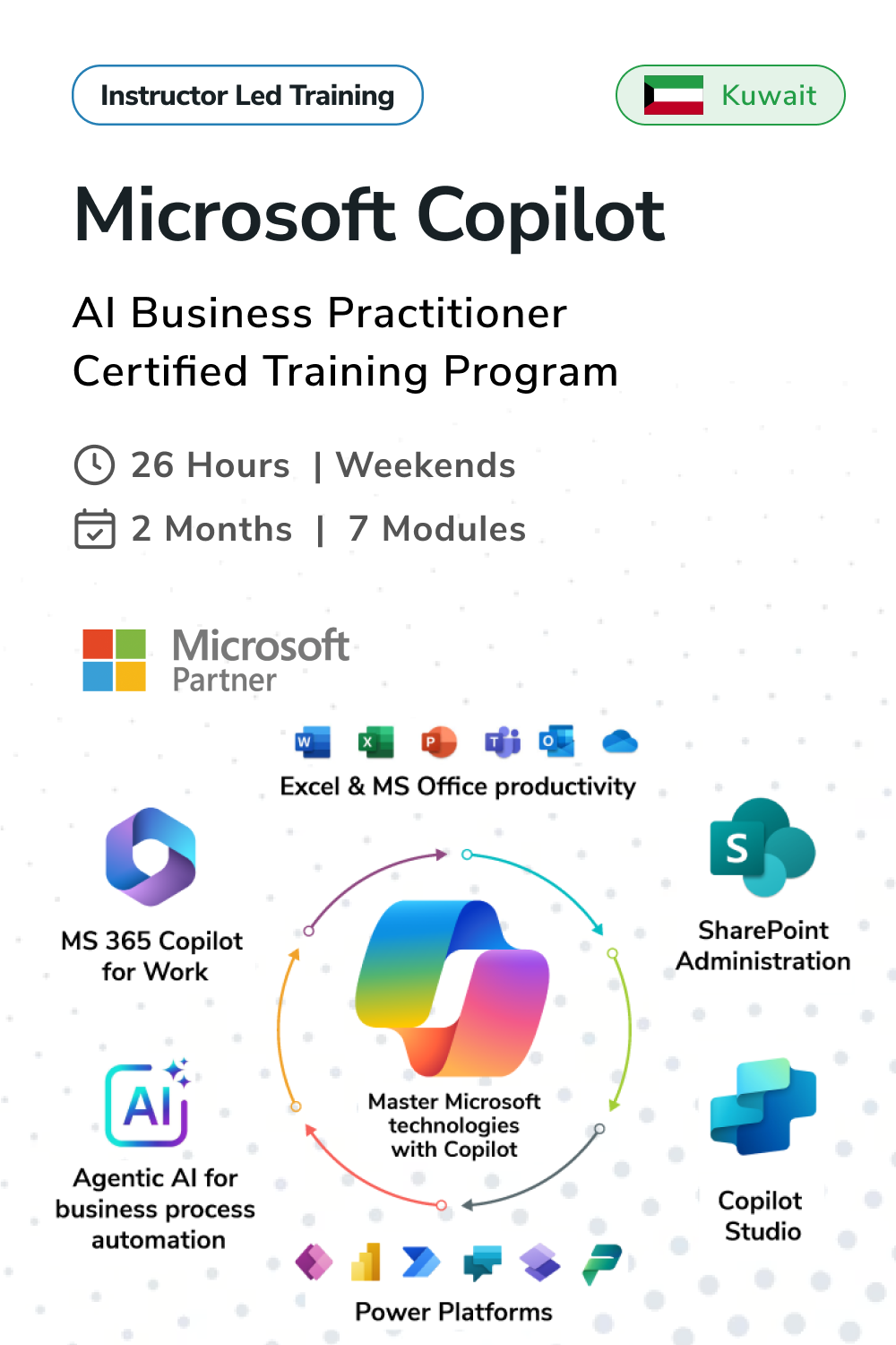 Microsoft Copilot - AI Business Practitioner Certified Training Program in Kuwait