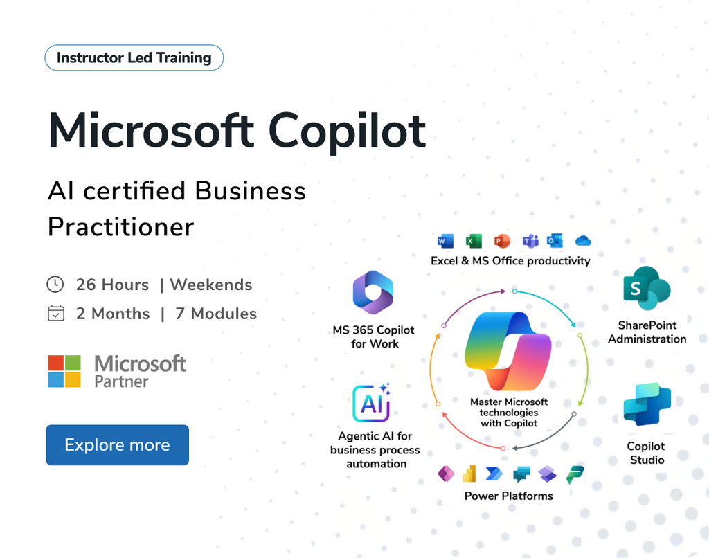 Microsoft Copilot - AI Business Practitioner Certified Training Program in Kuwait