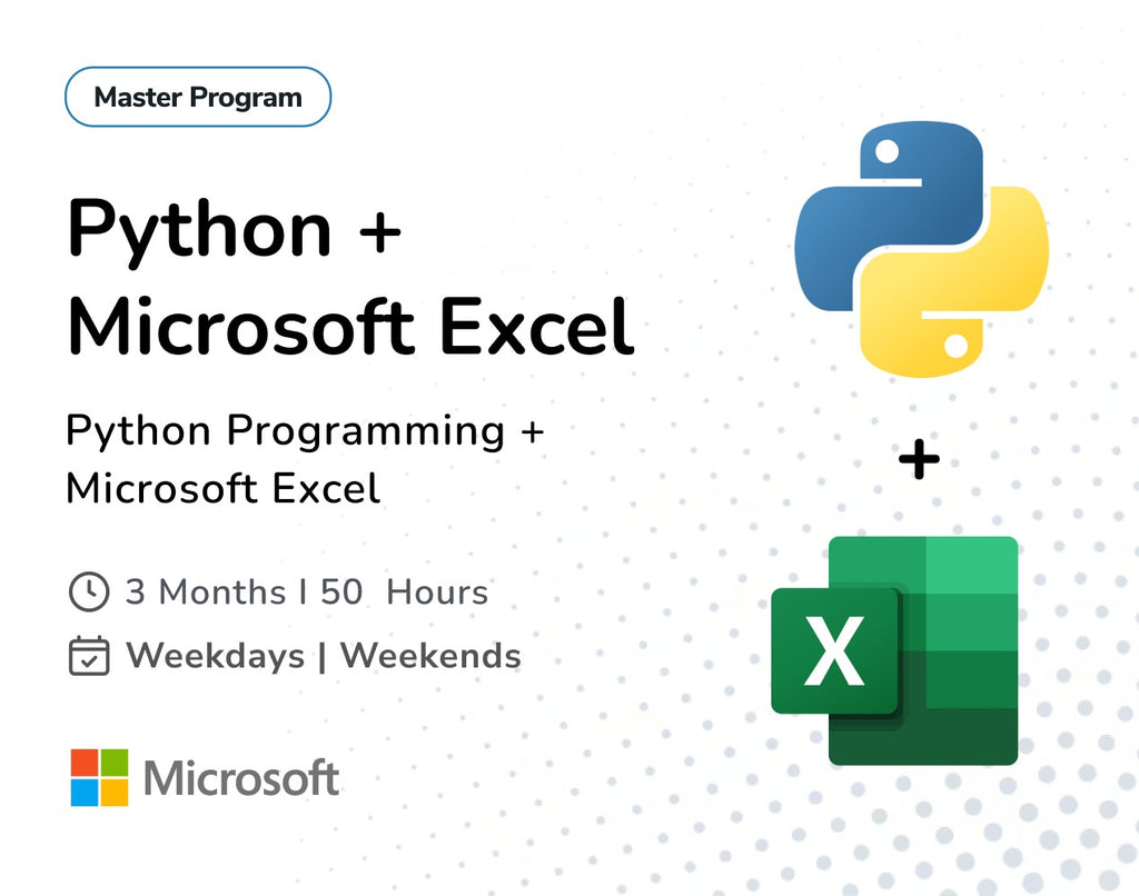 Certified Professionals in Python Programming & Excel