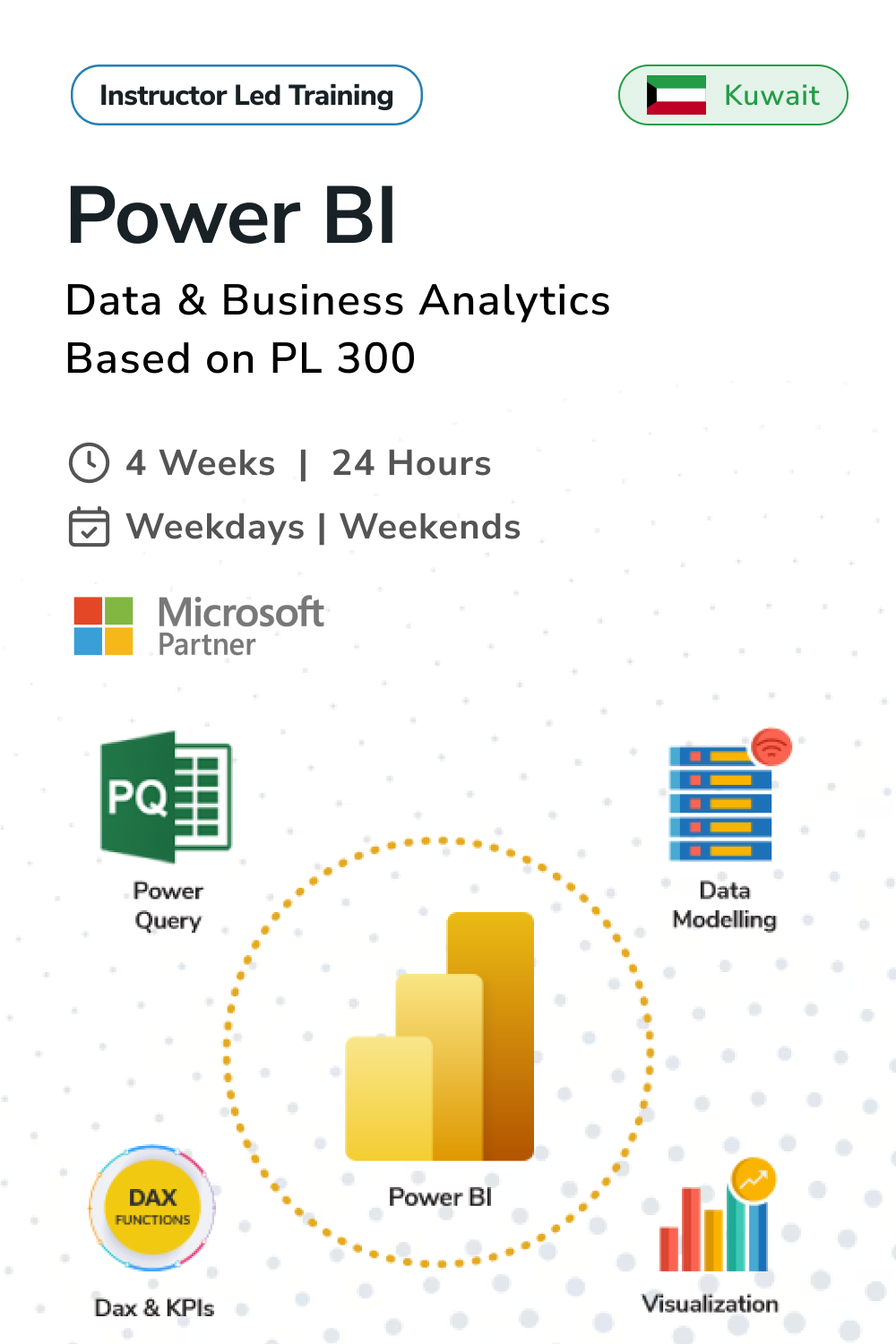 Microsoft Power BI – Data & Business Analytics Training Program in Kuwait